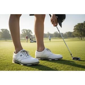 FootJoy White Golf Shoes Men’s Size Twelve Used Good Condition